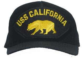 USS CALIFORNIA (W/BEAR) HAT - HATNPATCH
