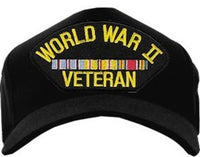 WW II VETERAN PACIFIC (3RIBBON-AMERICAN) HAT - HATNPATCH