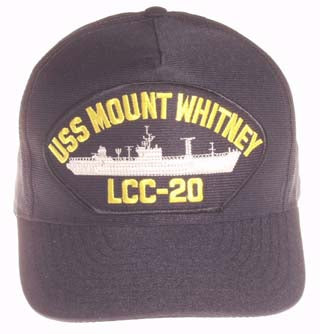 USS MOUNT WHITNEY LCC-20 HAT - HATNPATCH