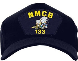 NMCB 133 W/SEABEE HAT - HATNPATCH