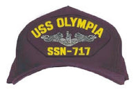 USS OLYMPIA SSN-717 (Silver Dolphin) HAT - HATNPATCH