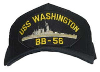 USS WASHINGTON BB-56 HAT - HATNPATCH