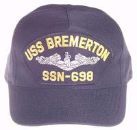 USS BREMERTON SSN-698 (Silver Dolphin) HAT - HATNPATCH