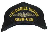 USS DANIEL BOONE SSBN-629 (Silver Dolphin) HAT - HATNPATCH