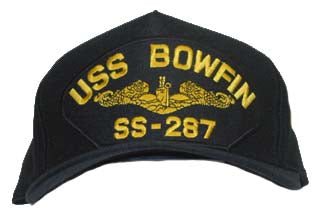USS BOWFIN SS-287 (Gold Dolphin) HAT - HATNPATCH