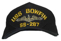 USS BOWFIN SS-287 (Silver Dolphin) HAT - HATNPATCH