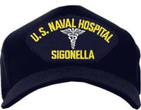 NAVAL HOSPITAL SIGONELLA W/CADUCUS HAT - HATNPATCH