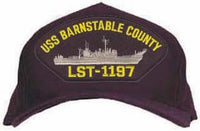 USS BARNSTABLE COUNTY LST-1197 HAT - HATNPATCH