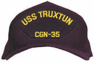 USS TRUXTUN CGN-35 LETTERS HAT - HATNPATCH