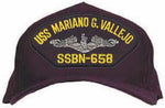 USS MARIANO G. VALLEJO SSBN-658 (Silver Dolphin) HAT - HATNPATCH