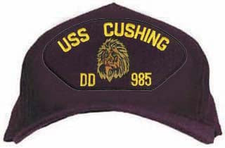 USS CUSHING DD 985 W/LION HAT - HATNPATCH