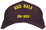 USS DALE DD-353 LETTERS HAT - HATNPATCH