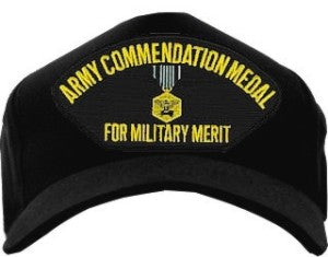 ARMY COMMENDATION MEDAL FOR MILITARY MERIT HAT - HATNPATCH