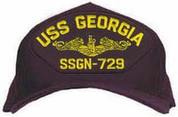 USS GEORGIA SSGN-729 (Gold Dolphin) HAT - HATNPATCH