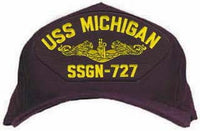 USS MICHIGAN SSGN-727 (Gold Dolphin) HAT - HATNPATCH