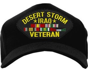 DESERT STORM - IRAQ VETERAN W/RIBBONS HAT - HATNPATCH