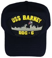 USS BARNEY DDG-6 HAT - HATNPATCH