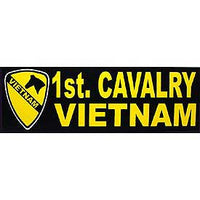 1st Cavalry Vietnam Bumper Sticker - HATNPATCH