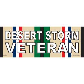 Operation Desert Storm Veteran Bumper Sticker - HATNPATCH