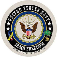 US NAVY IRAQI FREEDOM DECAL - HATNPATCH