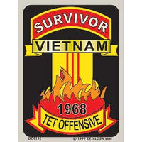 Survivor Tet Vietnam Decal - HATNPATCH