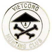 Vietcong Hunting Club Vietnam Hat Pin - HATNPATCH