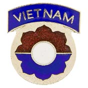 9th Infantry Division Vietnam Hat Pin - HATNPATCH