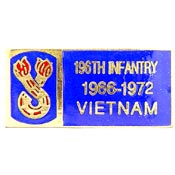 196th Infantry Vietnam Hat Pin - HATNPATCH