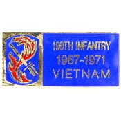 198th Infantry Vietnam Hat Pin - HATNPATCH