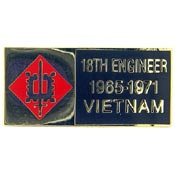 18th Engineer Brigade Vietnam Hat Pin - HATNPATCH