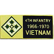 4th Infantry Vietnam Hat Pin - HATNPATCH