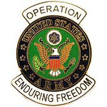 US Army Operation Enduring Freedom Hat Pin - HATNPATCH