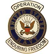 US Navy Operation Enduring Freedom Hat Pin - HATNPATCH