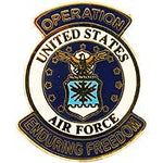 US Air Force Operation Enduring Freedom Hat Pin - HATNPATCH