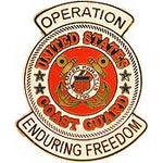 US Coast Guard Operation Enduring Freedom Hat Pin - HATNPATCH