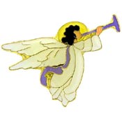Trumpeting Angel Pin - HATNPATCH