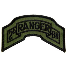 2nd Ranger Bn Rocker Tab Subd Army Patch - HATNPATCH