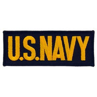 US Navy Gold/Blk Tab Patch - HATNPATCH