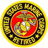 US Marine Corps Retired Patch - HATNPATCH