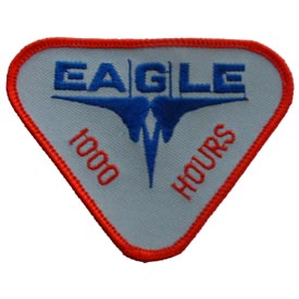 Eagle 1000 Hours Air Force Patch - HATNPATCH
