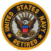 US Navy Retired Logo Patch - HATNPATCH
