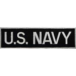 US Navy Tab Wht/Blk Patch - HATNPATCH