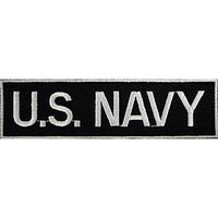 US Navy Tab Wht/Blk Patch - HATNPATCH