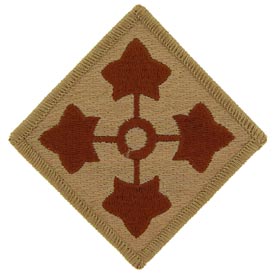 4th Infantry Division Desert Army Patch - HATNPATCH