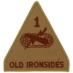 1st Armored Division Desert Army Patch - HATNPATCH