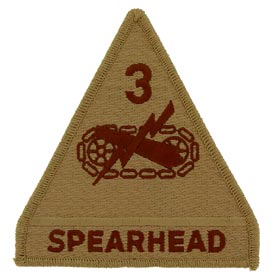 3rd Armored Division Desert Army Patch - HATNPATCH