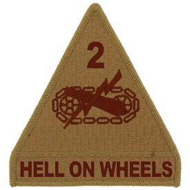 2nd Armored Division Desert Army Patch - HATNPATCH