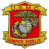 USMC Semper Fidelis Shield Marine Corps Patch - HATNPATCH