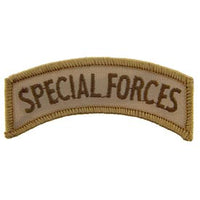 Special Forces Rocker Tab Desert Army Patch - HATNPATCH