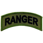 Ranger Rocker Tab OD Subd Army Patch - HATNPATCH